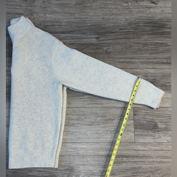 Men's Beige Half-Zip Sweater - Picture 8 of 8